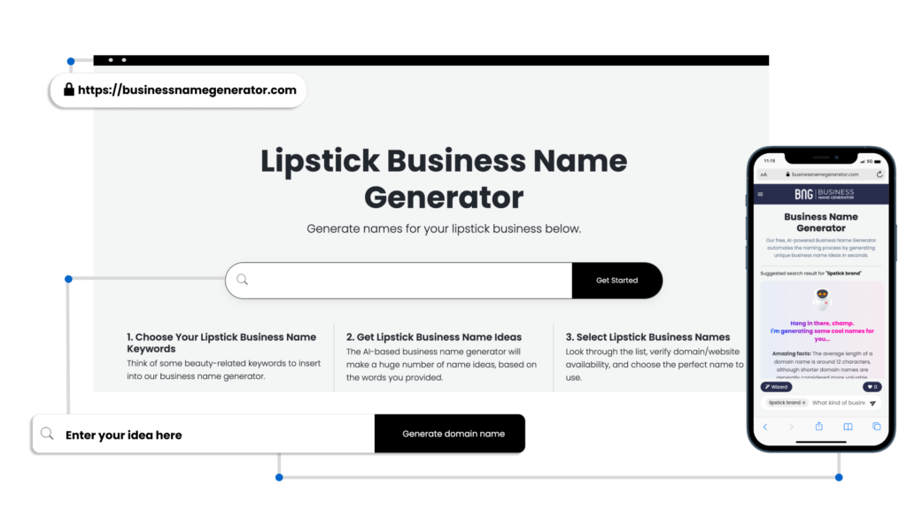 Lipstick Business Name Generator