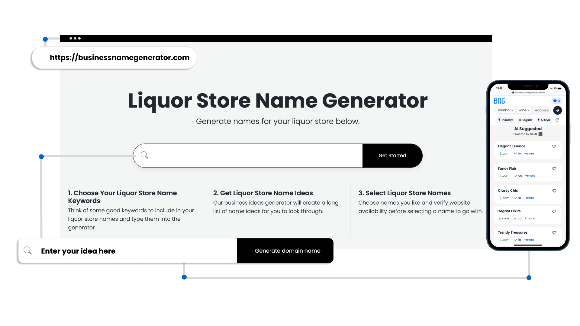 Screenshot - Liquor Shop Name Generator