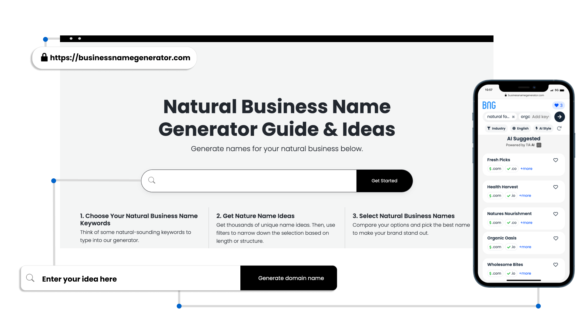 FREE Nature Business Name Ideas Generator (2024)