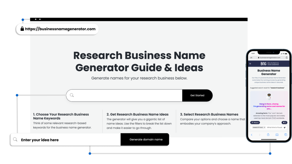 How to use our Research Business Name Generator