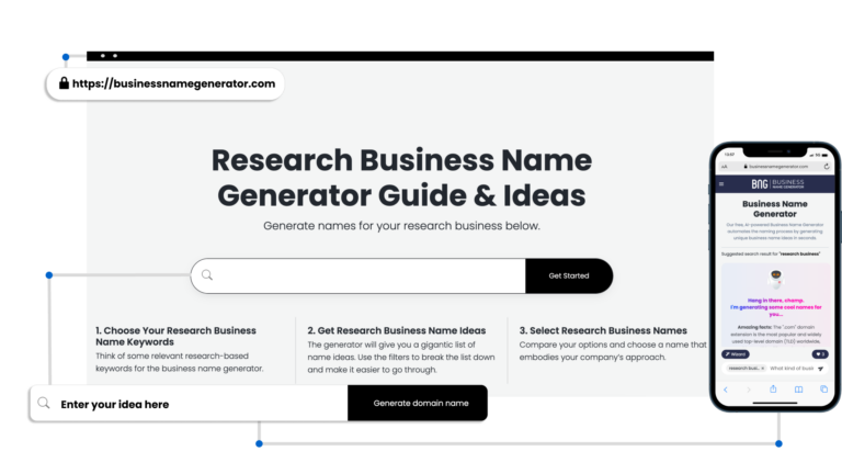 research project name generator