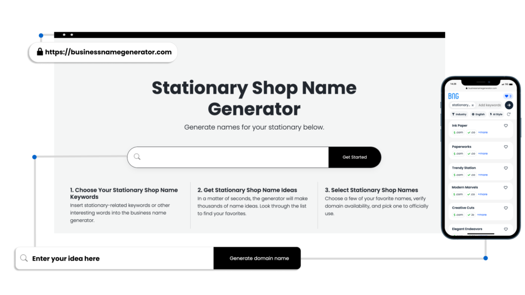Benefits of Our Stationary Shop Name Generator