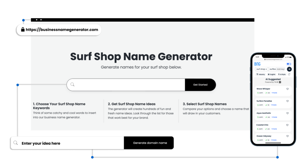 Surf Shop Name Generator