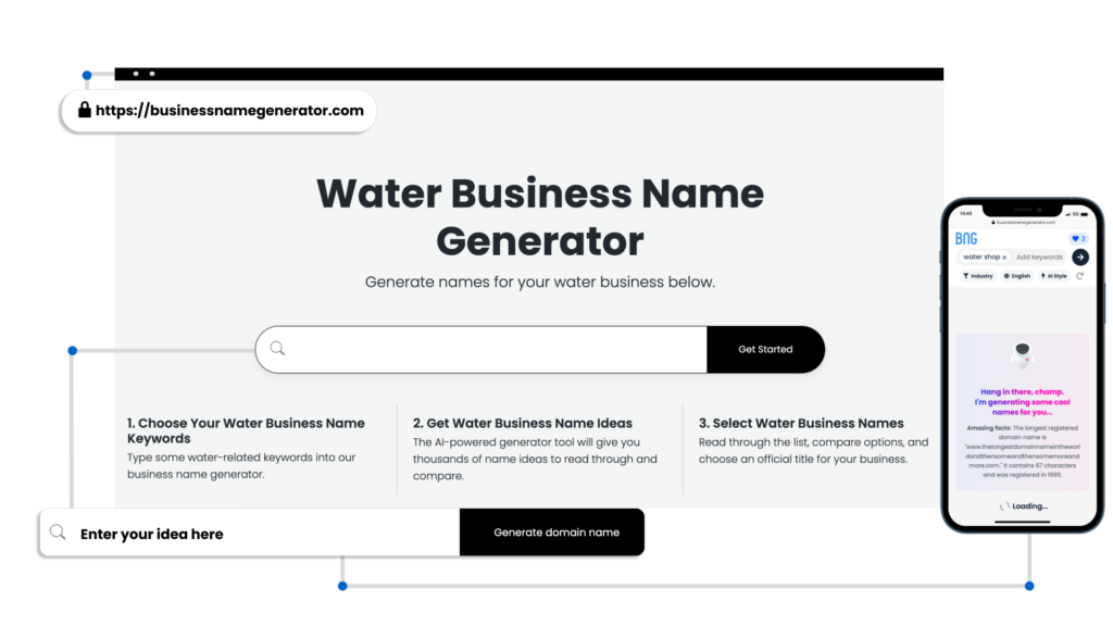 Water Business Name Generator