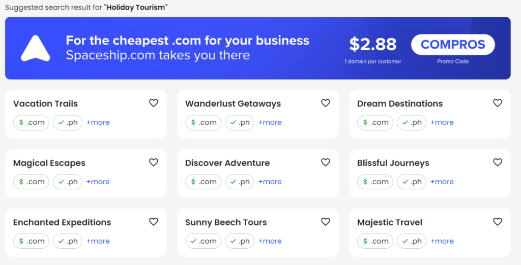 FREE Tourism Business Name Generator