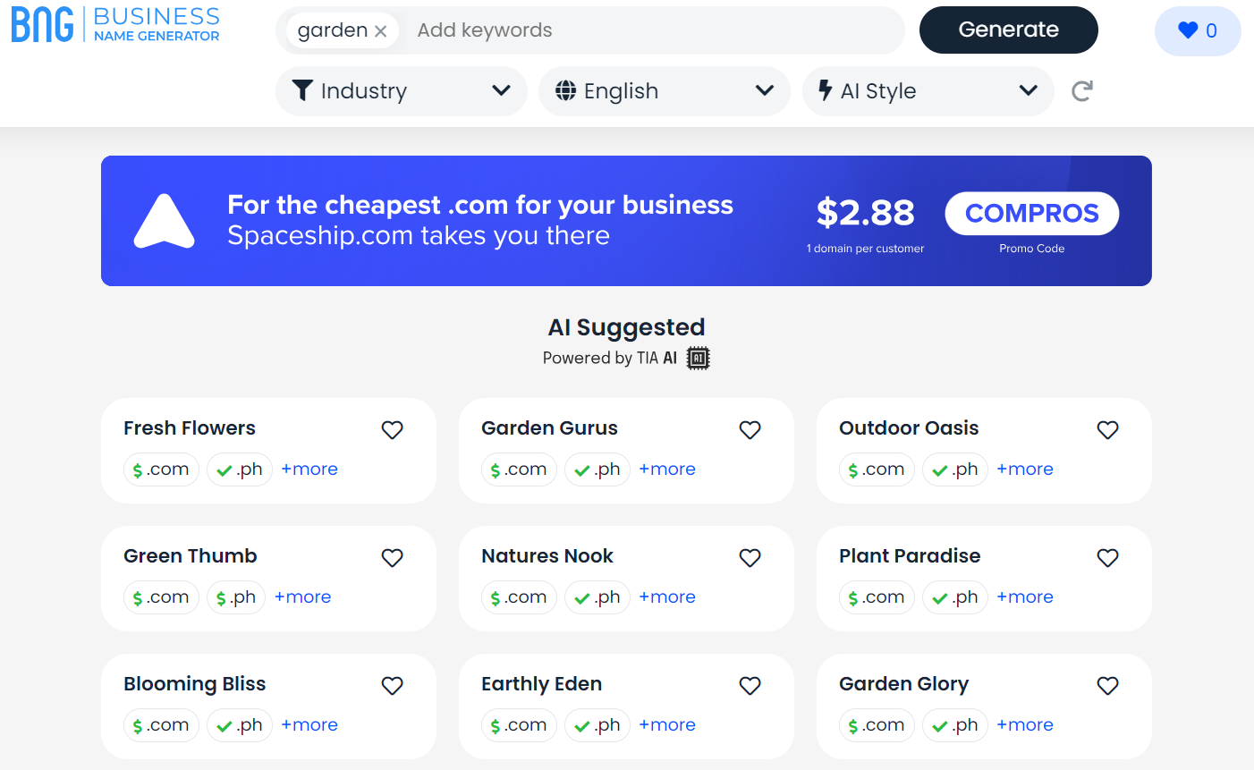 FREE Garden Business Name Ideas Generator (2024)