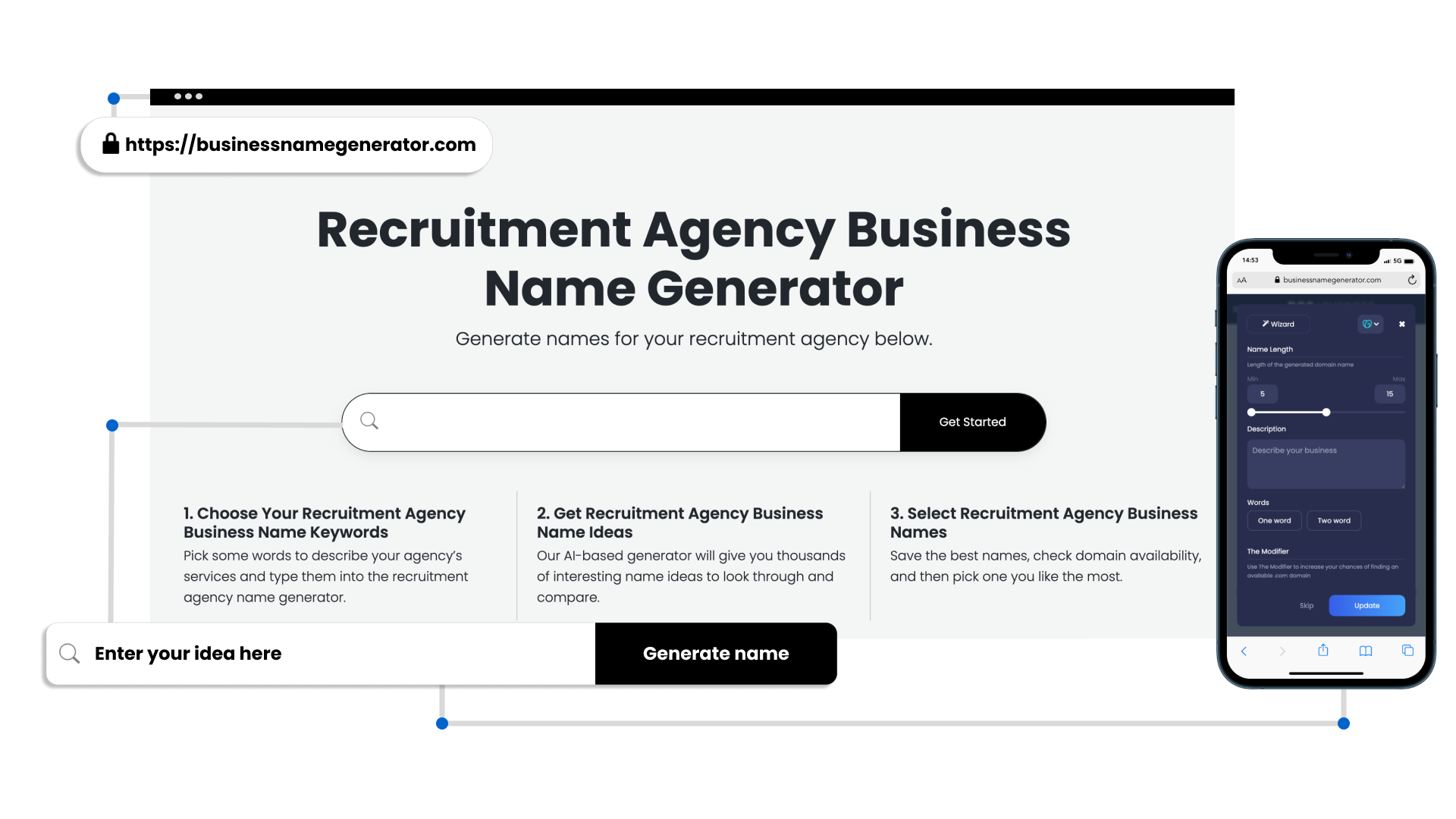 Screenshot of How to use our Recruitment Agency Business Generator