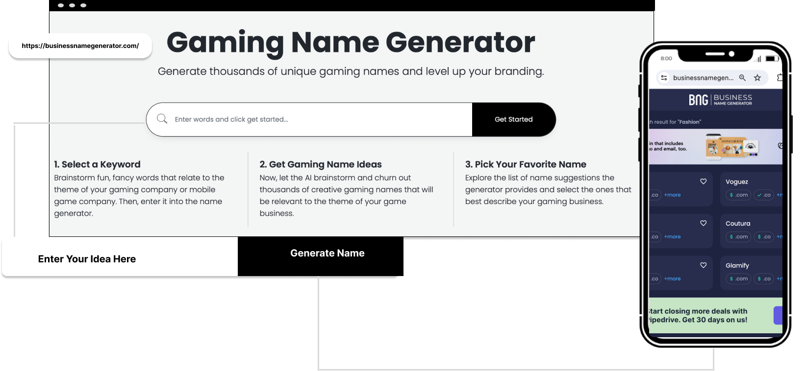 FREE Gaming Name Generator Game Name Ideas (2024)